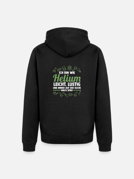 Chemist Science Physics Chemistry - Unisex Premium Organic Zip Hoodie - black