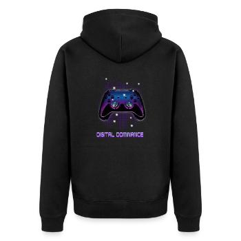 Gamers Video Gaming Geek Console Contrôleur de jeu - Veste à capuche bio Premium Unisexe - noir - Dos - Nico (187cm)