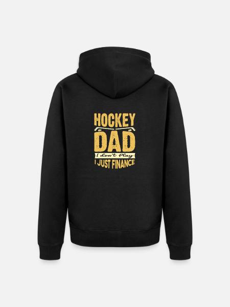 Papa - Veste à capuche bio Premium Unisexe - noir