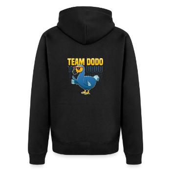 Amoureux des oiseaux Flying Bird Dodo - Veste à capuche bio Premium Unisexe - noir - Dos - Nico (187cm)