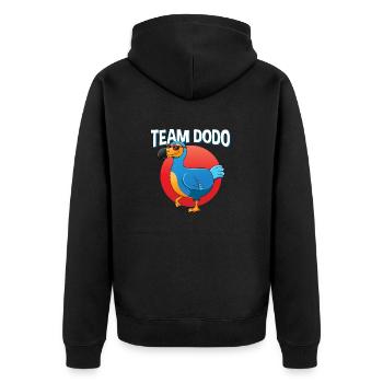 Amoureux des oiseaux Flying Bird Dodo - Veste à capuche bio Premium Unisexe - noir - Dos - Nico (187cm)