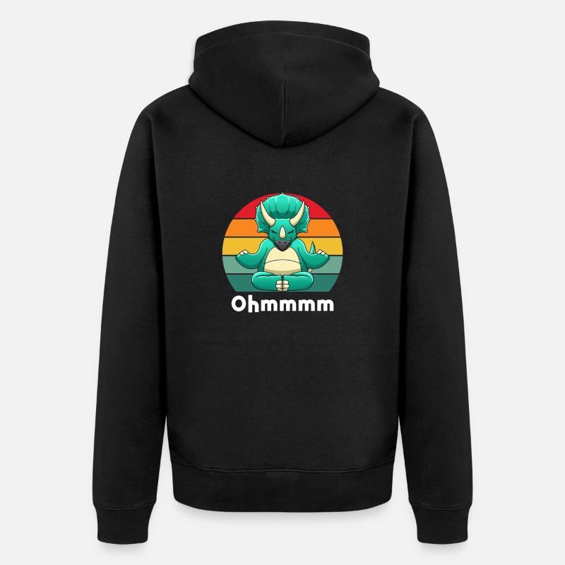 Yoga, Méditer, Conscience, Méditation - Veste à capuche bio Premium Unisexe - noir