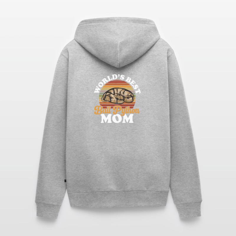 Ball Python Snake King Python Veste à capuche bio Premium Unisexe