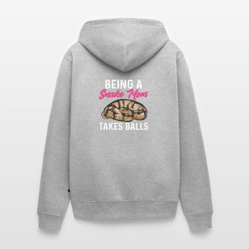 Ball Python Snake King Python Veste à capuche bio Premium Unisexe