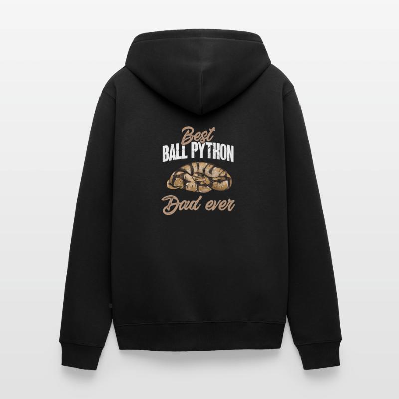 Ball Python Snake King Python Veste à capuche bio Premium Unisexe