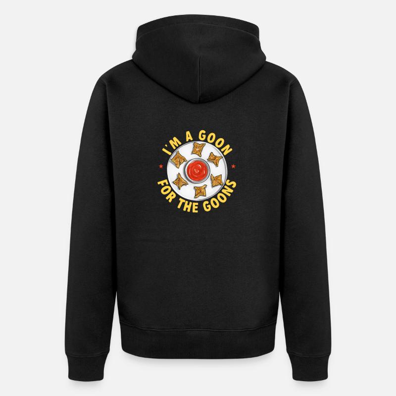 Krabben Rangoon Crabe Rangoon - Veste à capuche bio Premium Unisexe - noir