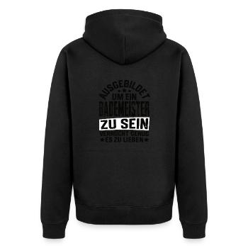 Sauveteurs Nageurs nageurs sauveteurs - Veste à capuche bio Premium Unisexe - noir - Dos - Nico (187cm)