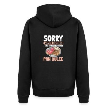 Concha Hispanique Mexicain Pan Dulce - Veste à capuche bio Premium Unisexe - noir - Dos - Nico (187cm)