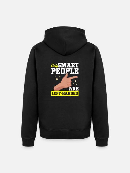 Southpaw - Unisex Premium Organic Zip Hoodie - black