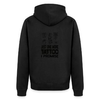 Juste un tatouage de plus, je promets des tatouages tatouage - Veste à capuche bio Premium Unisexe - noir - Dos - Nico (187cm)