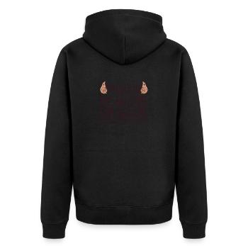 Les pangolins sont géniaux Je suis génial Humour de fourmilier - Veste à capuche bio Premium Unisexe - noir - Dos - Nico (187cm)