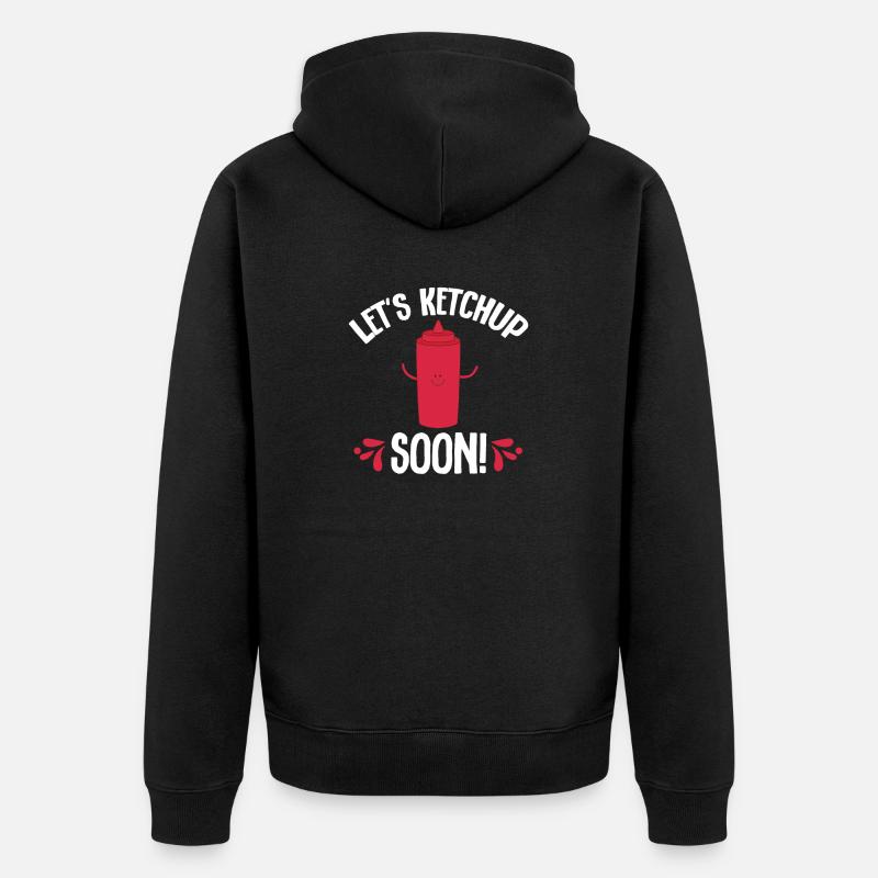 Ketchup Ketchup à la tomate - Veste à capuche bio Premium Unisexe - noir