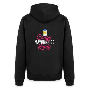 Mayonnaise - Veste à capuche bio Premium Unisexe - noir - Dos - Nico (187cm)