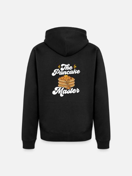 Pancake Breakfast Pancakes - Unisex Premium Organic Zip Hoodie - black