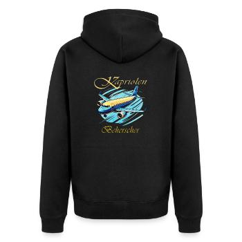 AVION Capers Masters - Veste à capuche bio Premium Unisexe - noir - Dos - Nico (187cm)