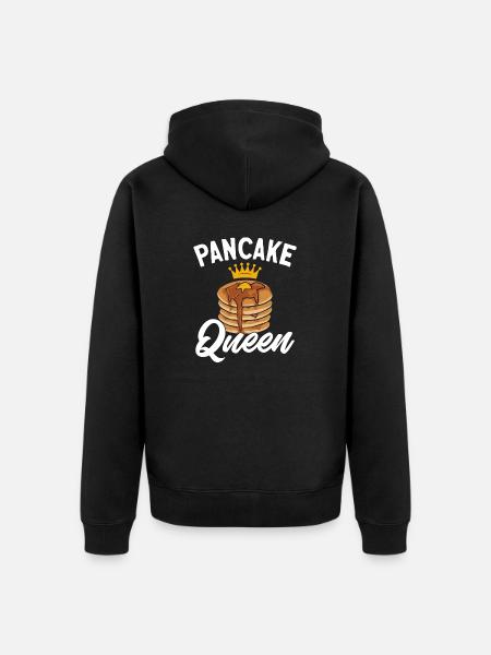 Pancake Breakfast Pancakes - Unisex Premium Organic Zip Hoodie - black