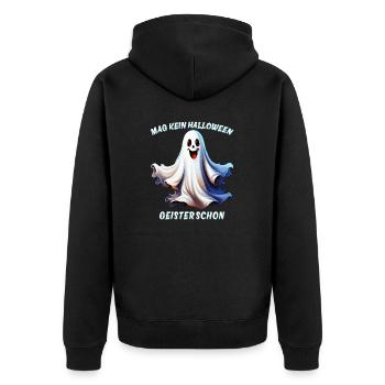 N’AIME PAS DÉJÀ LES FANTÔMES D’HALLOWEEN - Veste à capuche bio Premium Unisexe - noir - Dos - Nico (187cm)