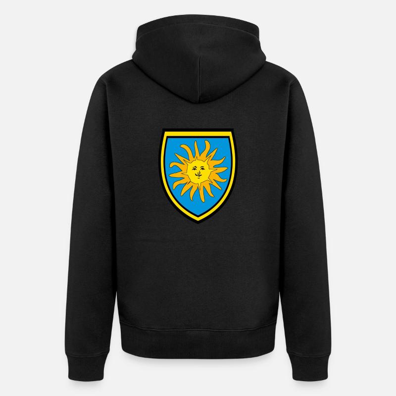 Koper, ville slovène - Veste à capuche bio Premium Unisexe - noir