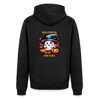 HALLOWEEN POUR LES ENFANTS - Veste à capuche bio Premium Unisexe - noir - Dos - Nico (187cm)