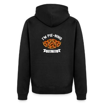 Baker Im Pie-ning For You Baking - Unisex Premium Organic Zip Hoodie - black - Back - Nico (187cm)
