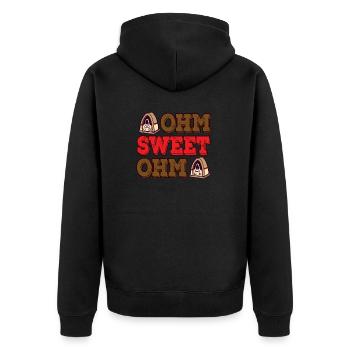 Amateur Radio Ohm Sweet Ohm Ham Radio - Veste à capuche bio Premium Unisexe - noir - Dos - Nico (187cm)