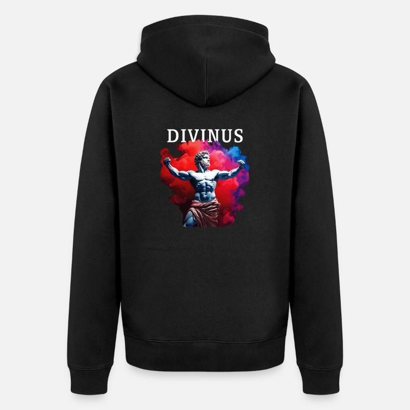 DIVINUS - Veste à capuche bio Premium Unisexe - noir