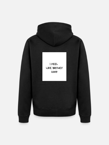 Feellikebritney2007 - Unisex Premium Bio Zip Hoodie - Schwarz