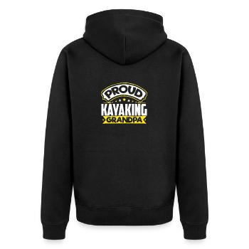 Sports Papy Kayak Papi - Veste à capuche bio Premium Unisexe - noir - Dos - Nico (187cm)