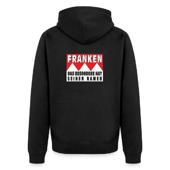 FRANCONIA THE SPECIAL A SON NOM - Veste à capuche bio Premium Unisexe - noir - Dos - Nico (187cm)