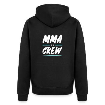 Équipe Mma - Veste à capuche bio Premium Unisexe - noir - Dos - Nico (187cm)