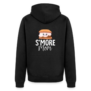 Smore Mom Graham Crackers Drôle Grillé - Veste à capuche bio Premium Unisexe - noir - Dos - Nico (187cm)