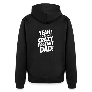 je suis le papa du concours fou appréciation - Veste à capuche bio Premium Unisexe - noir - Dos - Nico (187cm)