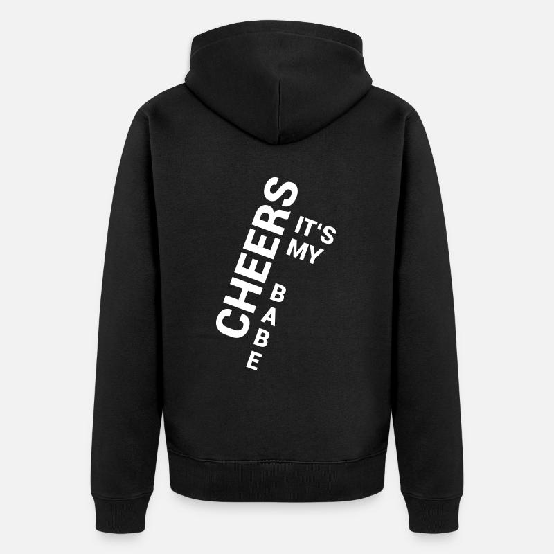 Mon bébé - Veste à capuche bio Premium Unisexe - noir