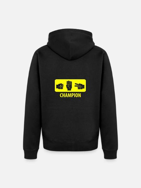 champion - Unisex Premium Organic Zip Hoodie - black