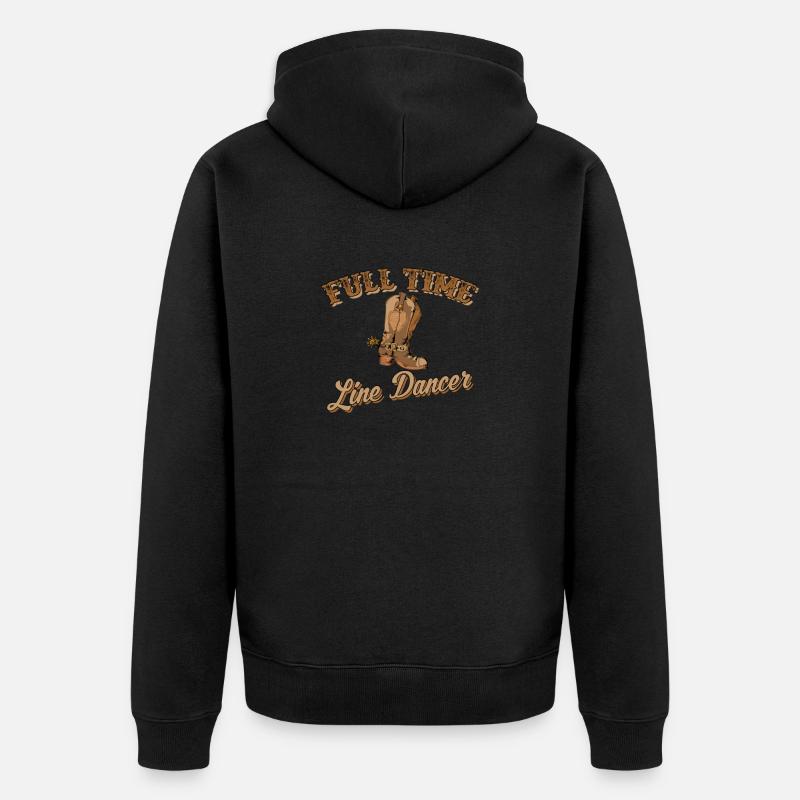 Style de pays occidental - Veste à capuche bio Premium Unisexe - noir
