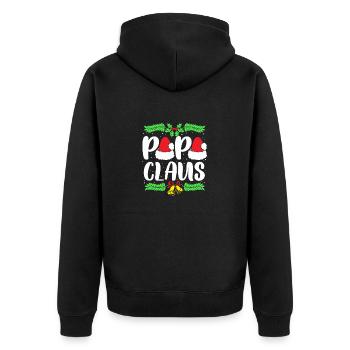Drôle Joyeux Noël 2018 Père Klaus Cadeau - Veste à capuche bio Premium Unisexe - noir - Dos - Nico (187cm)