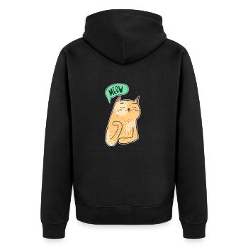 T-shirt Enfant - Veste à capuche bio Premium Unisexe - noir - Dos - Nico (187cm)