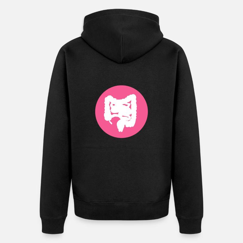 intestinal - Veste à capuche bio Premium Unisexe - noir