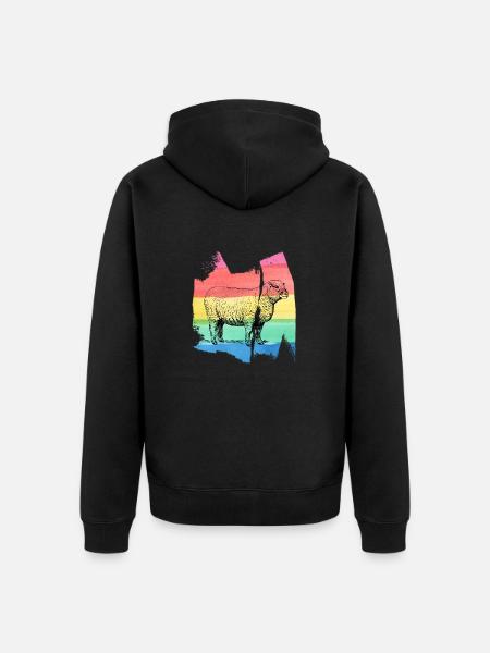 T-shirt mouton mouton noir mouton noir - Veste à capuche bio Premium Unisexe - noir
