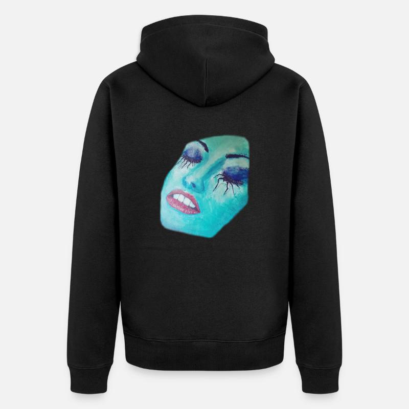 sommeil - Veste à capuche bio Premium Unisexe - noir