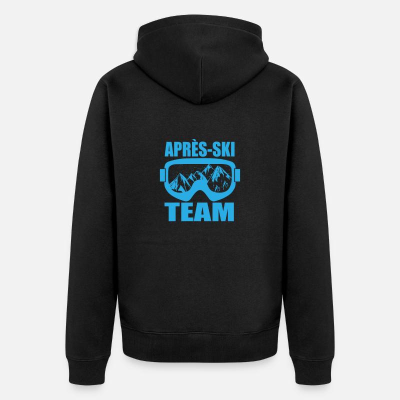 Après-ski - Veste à capuche bio Premium Unisexe - noir
