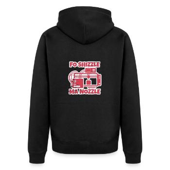3D Printing Gift Funny Saying 3D Print - Unisex Premium Organic Zip Hoodie - black - Back - Nico (187cm)