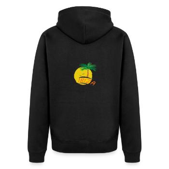 Ibiza - Veste à capuche bio Premium Unisexe - noir - Dos - Nico (187cm)
