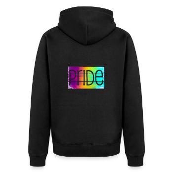 Gay Pride - Veste à capuche bio Premium Unisexe - noir - Dos - Nico (187cm)