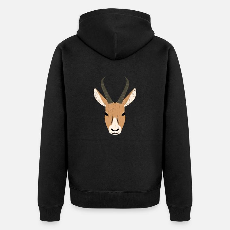 springbok - Veste à capuche bio Premium Unisexe - noir