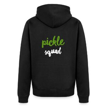 Pickle Squad - Veste à capuche bio Premium Unisexe - noir - Dos - Nico (187cm)