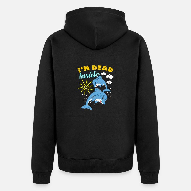 Dead Inside - Veste à capuche bio Premium Unisexe - noir