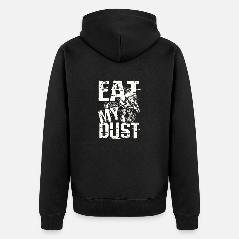 Mange ma poussière - Veste à capuche bio Premium Unisexe - noir