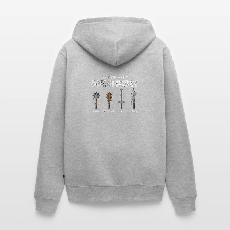 C++ Phyton C Java Software Programmer Coder Witz Unisex Premium Bio Zip Hoodie