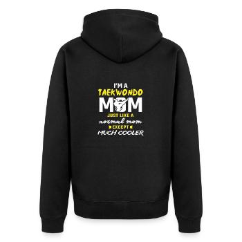 Taekwondo Mom Cadeaux Taekwondo Poison drôle de taekwondo - Veste à capuche bio Premium Unisexe - noir - Dos - Nico (187cm)